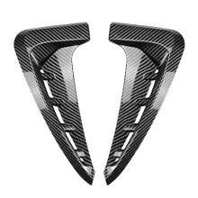Car Side Vent Air Flow Intake Hood Side Vent Bonnet Cover Trim for X5 F15 2014-2018 Carbon Fiber