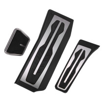 for 5-Series G30 G31 2017 Stainless Steel Car Accelerator Pedal Brake Pedals Cover Rest Pedals