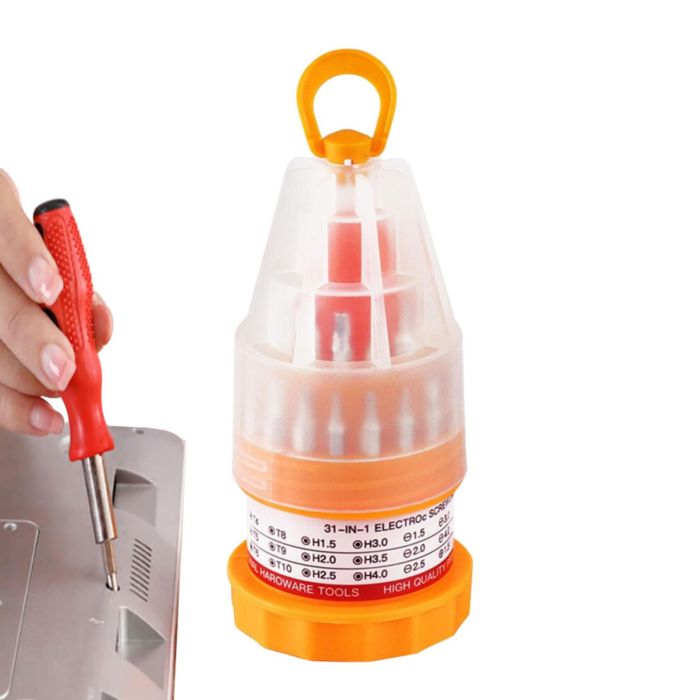 Screwdriver Set With Precision Bits And Antislip Magnetic Grip For Electronics And Home 9199774949569