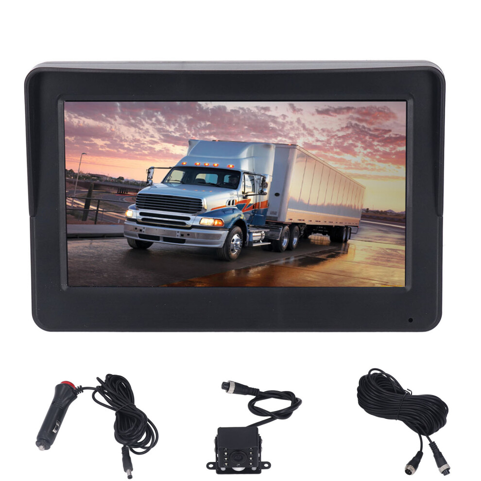 Tft Lcd Hd High Definition Backup Monitor 7In Infrared Night Vision System Ip69k Waterproof Universal Fit For Rvs Trailers Trucks 12V-24V Compatible 9149926068891