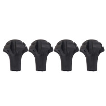 4Pcs Trekking Pole Tips Non Slip Rubber Covers for Hiking Walking Sticks Shockproof Durable