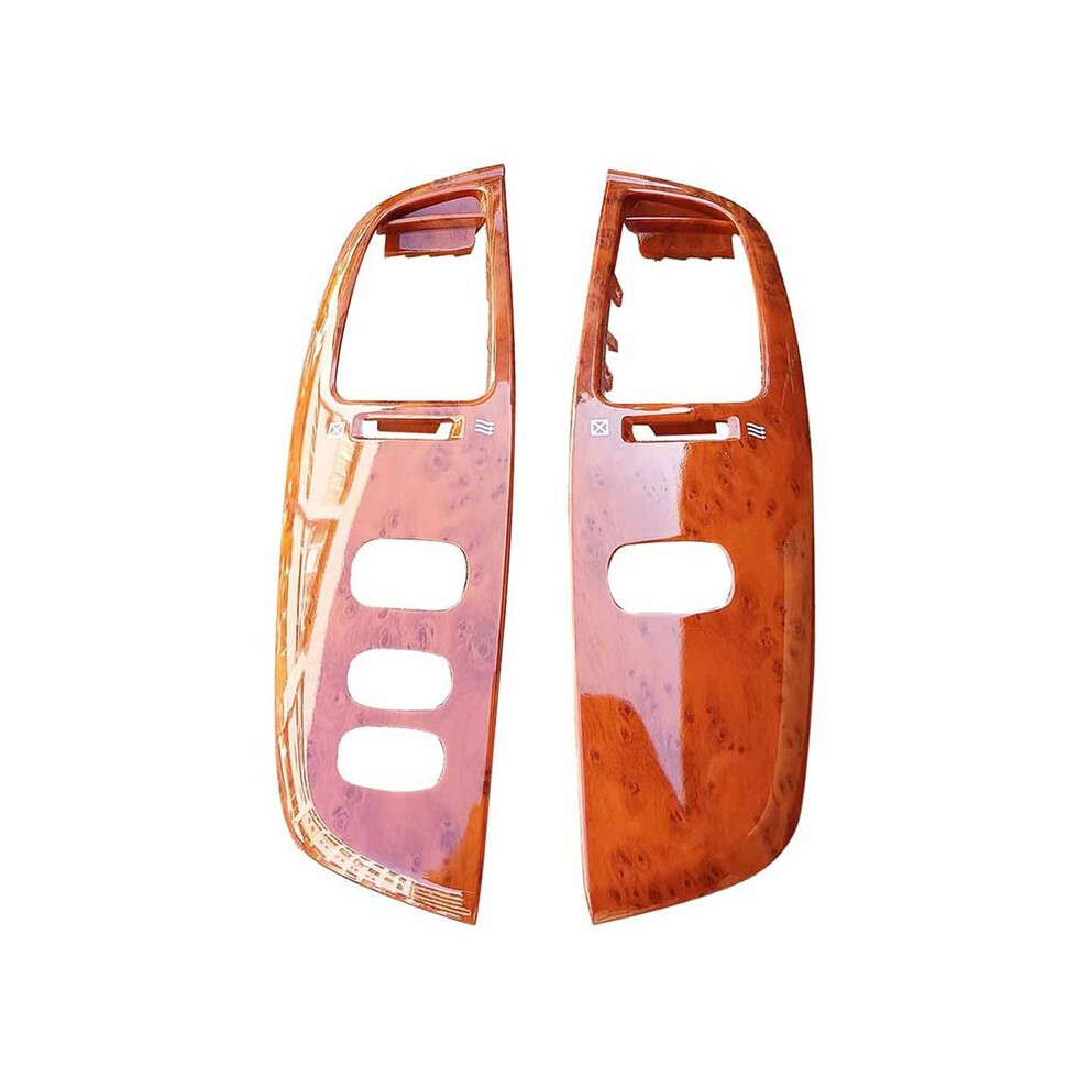 For Land Lc100 Fj100 Ujz100 Car Dashboard Air Vent Panel Air Conditioner Outlet Vents Trim Wood Grain 6033185820105