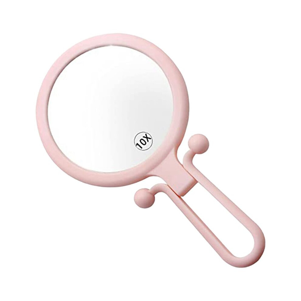 Semoic 10X Handheld Magnifier, Double Sided Folding Makeu