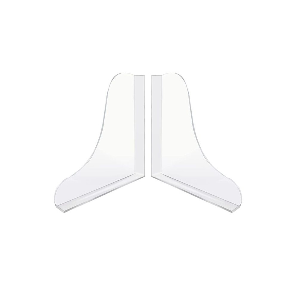 Bathtub Corner Guard, Acrylic Corner Guard Shower Bathtub Guard, Bathroom Bathtub Guards, 2Pcs Transparent 6033214566264