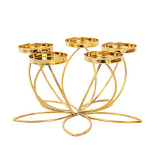 Metal Candlestick Holder for Romantic Candlelight Dinner Props Modern Table Decoration Retro Style Bedroom