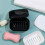 Filter Seal Travel Printable Pattern Soap Dish Soap Dish Organizer with Lid - Black 5