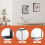 10PCS A5 Magnetic Diamond Art Frames, Self Adhesive Magnetic Picture Frame Diamond Painting Frames Display Frame Black 5
