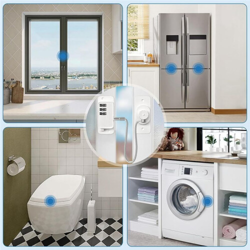 Refrigerator Lock Combination 2 Pack Refrigerator Lock for Children Adhesive Freezer Lock Child Safe Refrigerator Lock 1