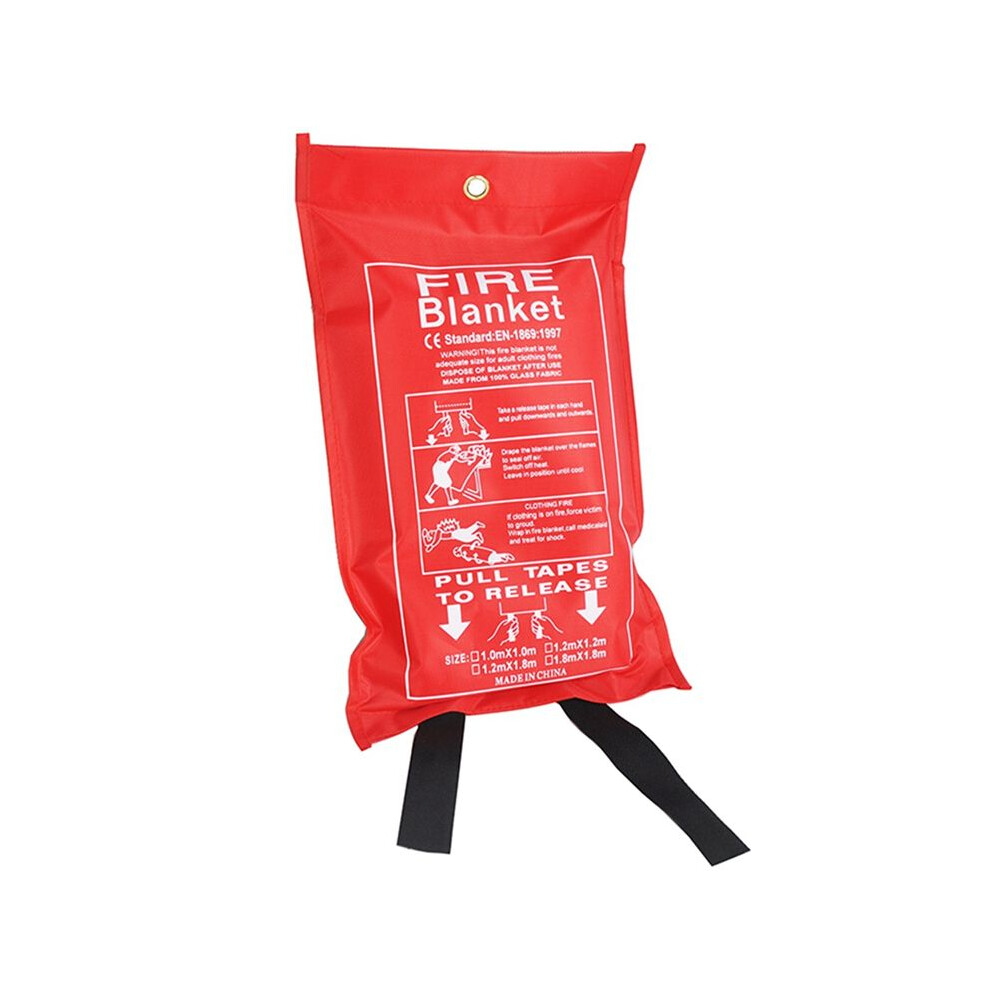 Fire Blanket Fiberglass Fire Emergency Blanket Flame Retardant Blanket Emergency Survival Safety Cover 6034195814849
