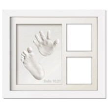 Schattige Baby Hand- en Voetafdrukken Kit, Pasgeboren Handafdruk Voetafdrukken Aandenken Frame, Huisdier Voetafdrukken Clay Kits Fotolijsten