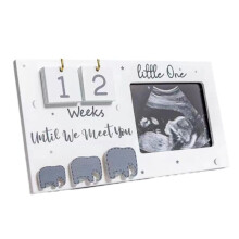 Baby Eerste Scan Fotolijsten Zwangerschap Aankondigingsgeschenken, Baby Sonogram Fotolijst Aftelweken, Foto Zwanger