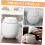 Ceramic Cat Urn for Ashes with Secure Sealed Lid, Small Decorative Pet Memorial Keepsake 3