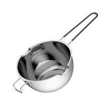 Boiler Pot Melting Bowl with 304 Stainless Steel for Melting Chocolate Candy Cheese Butter and Candle Wax Making A