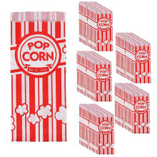 Papieren Popcornzakken Lekvrije Vetbestendige Popcornzakken Wegwerp Papieren Popcorncontainer voor Feest