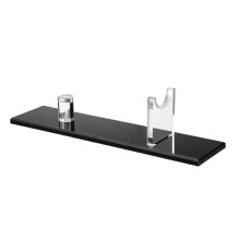 1 StüCk MesserstäNder, Acryl-Messeretui, Desktop-Messerdisplay, Einzelmesserhalter für Heimdekoration (Schwarze Basis)