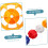Buoy 4 Pack Plastic Pool Marker Underwater Spiral Buoy Training Aid Float Pool Accessories 2
