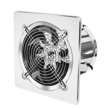 6 Tum Booster FläKt Extraktor AvgasfläKt Ventilation RöRfläKt för Badrum Toalett KöK VäGgföNster FläKt i Rostfritt StåL