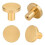 12-Pack Gold Cabinet Knobs - Brushed Gold Hardware, Dresser Drawer Knobs, Cabinet Hardware with Screwdriver 2