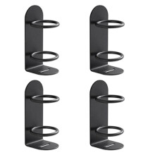 4 Paquets de Porte-Brosse à Dents éLectrique, Porte-Brosse à Dents éLectrique Noir Porte-Brosse à Dents éLectrique Support Mural-A
