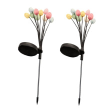 Confezione da 2 Uova di Pasqua da 10 LED per Decorazioni Pasquali, Luci da Giardino Decorative di Pasqua, Luci Solari Decorative, Luci per Uova di