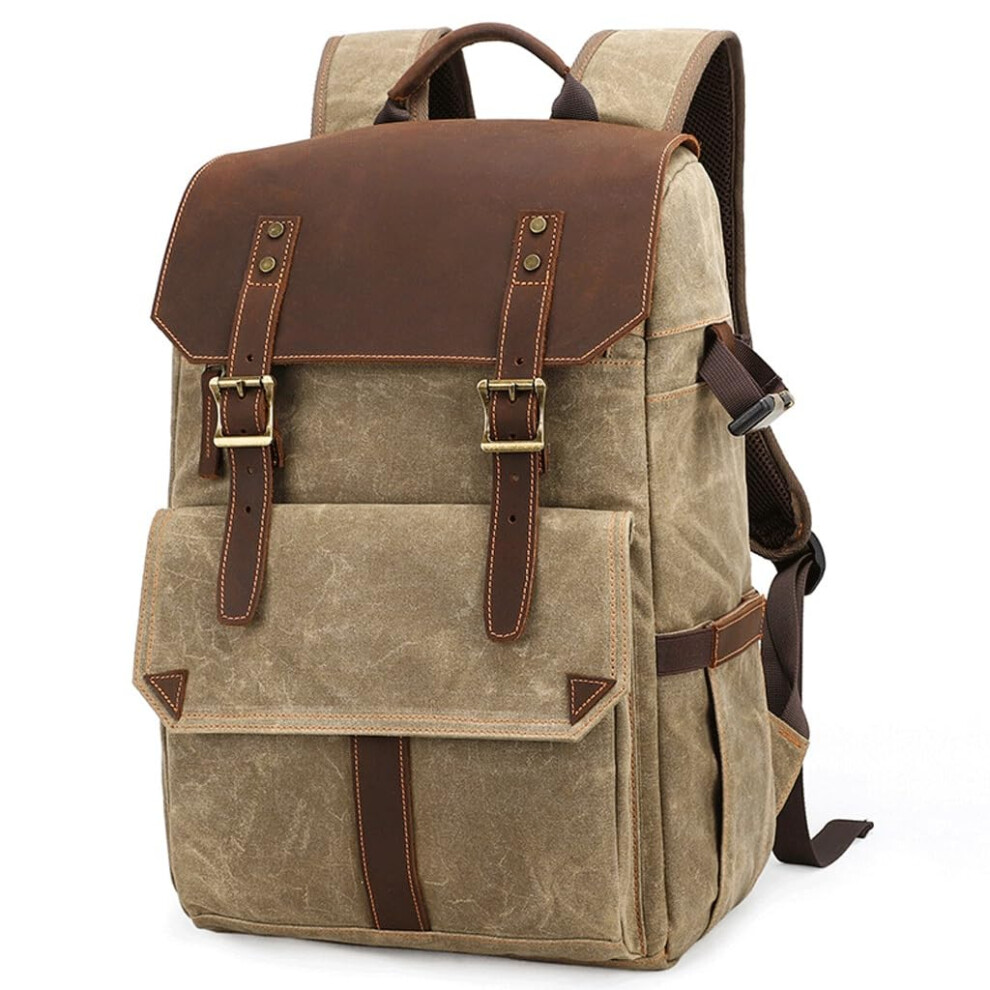Camera Bag Outdoor Slr Backpack Waterproof Canvas Large Capacity 9199774950466