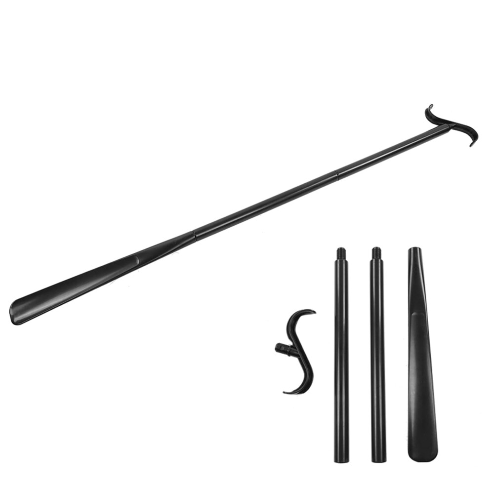 Sock Aid for Elderly and Disabled with Detachable Long Shoe Horn Dressing Stick DualEnd Design