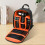 Travel Camera Backpack DSLR Organizer Orange Adjustable Compartments Sturdy Zipper Pouch Comfortable Straps 3