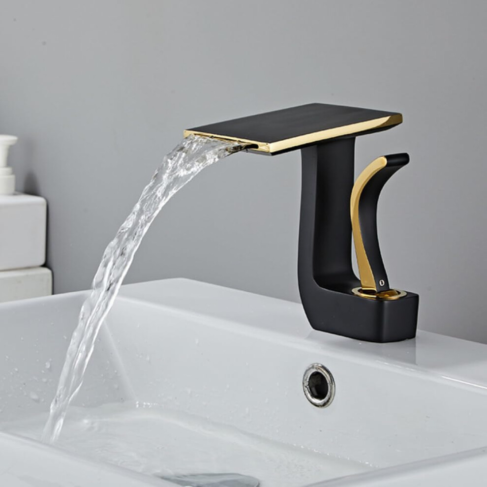 Bathroom Faucets Hot And Cold Black Finish Model Bg For Bathroom Sink 9382693201942
