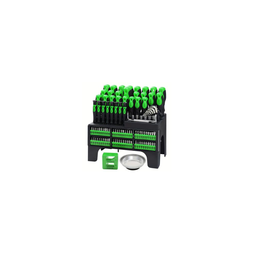 118Pcs Magnetic And Precision Screwdriver Set With Ratchet, Magnetic Bowl, Crv Tools For 9382693083678