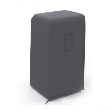 Portable Air Conditioner Cover Dustproof with Bottom Strap and Remote Pocket, Gray Elastic Fabric