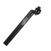 Bicycle Seat Post Diameter Options 25.4/27.2/28.6/30.4/30.8/31.6, Length 450 Mm, Black, Universal Fit
