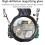LED Helping Hands Magnifier With Alligator Clips  Adjustable Arm, LED Light, Electronics Soldering, Crafts, Hobby Work 5