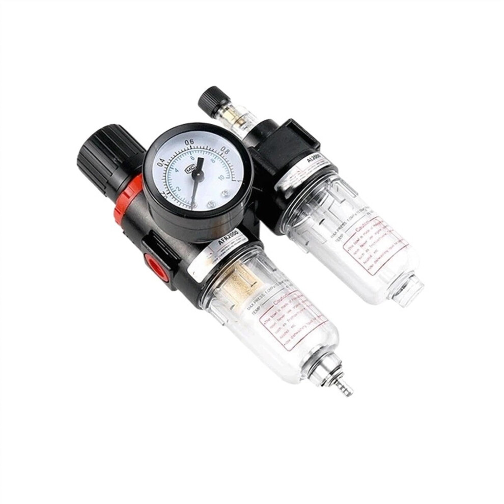 Afc2000 G1/4 Air Compressor Regulator With Oil Water Separator Filter Lubricator Combo 9199774952057