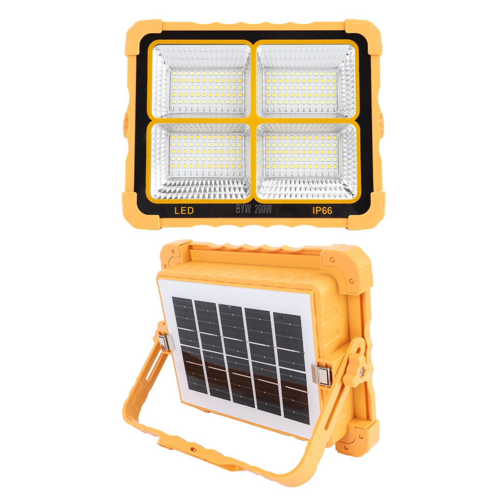 200W Led Portable Solar Work Light, 15000Lm, 288 Beads, Rechargeable Emergency Light, 4 Modes, Camping, Fishing, Repairs 9199774952262