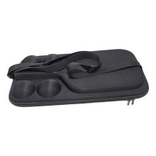 Table Tennis Racket Bag And Paddle Cover For Training And Travel Nylon Case Fits 12 Paddles Indoor Use Black