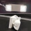 Commercial Emergency Light White Finish 2 LED Square Heads Adjustable Exit Lighting Fixture 2
