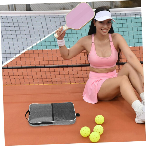 Portable Pickleball Paddle Bag Large Capacity Shockproof Oxford Fabric Multi Racket Storage Protective Padding 2