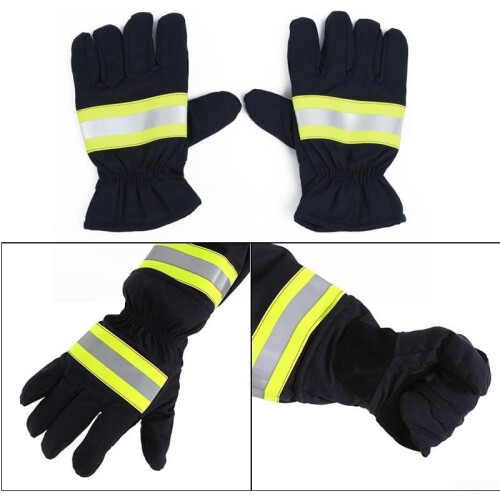 Multi Functional Heat Resistant Gloves For Firefighting Non Slip Grip Cut Resistant Reflective Strap 1
