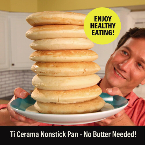 Double Sided Pan, The Perfect Pancake Maker – Ceramic Nonstick Copper Easy to Flip Pancake Griddle 1