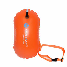 Aquatic Safety Companion, High Quality Pvc Swim Buoy Float Brightly-colored, Adjustable Waist Belt Ensures Visibility For Open Water Swimmers And Tria