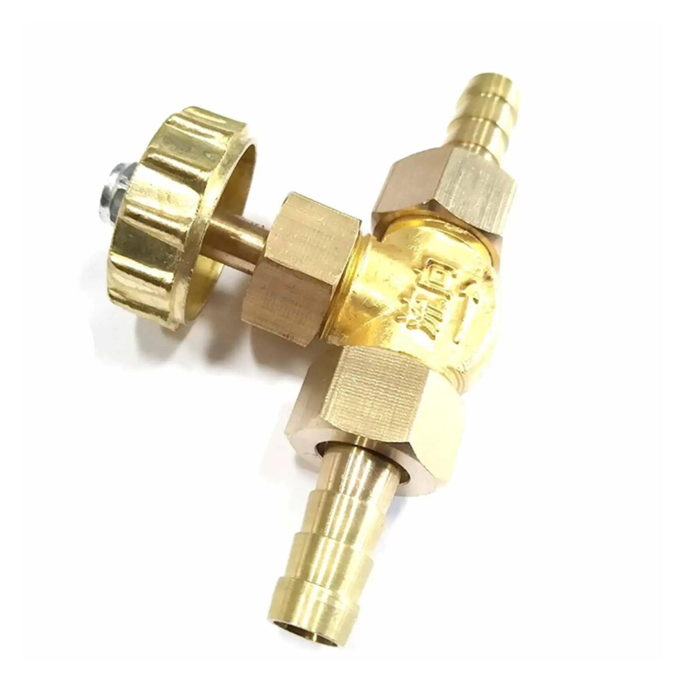 8Mm Hose Id Barbed Straight Brass Needle Valve For Gas Control Valve Fittings 9347817379167