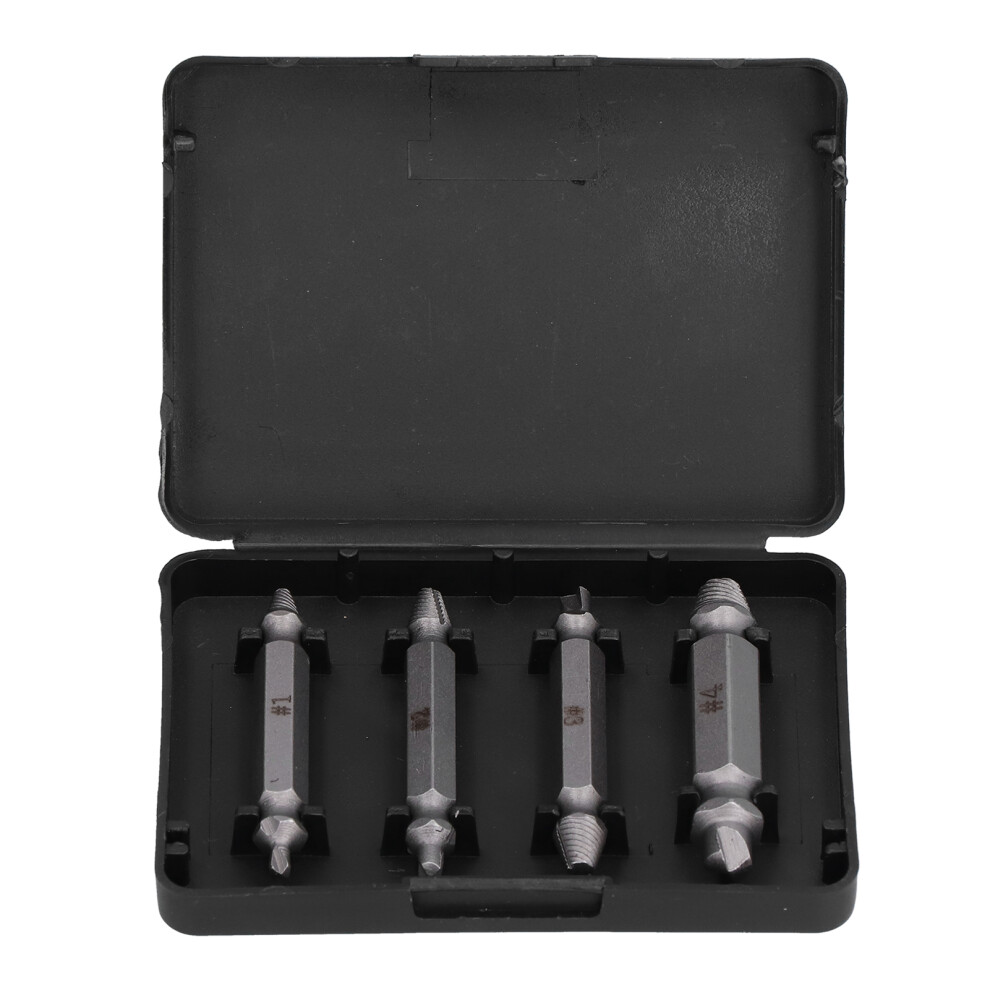 4-teiliges Doppelkopf-Schraubenentferner-Set für