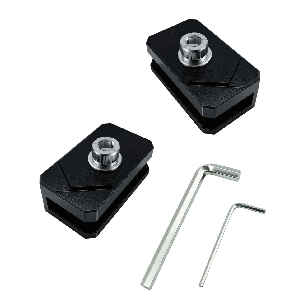 2Pcs Universal Aluminum Hood Mount Brackets For Led Pods Trucks Suvs With Weatherproof Clamp Light 9347817495423
