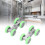 2 stücke Roller Rad Runner PushPull U-förmigen 4 6
