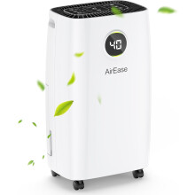 12L/Day Dehumidifiers for Home, 2025 Upgrade Dehumidifier with Laundry Dry Mode, 2.5L Big Water Tank, Real-Time Digital Humidity Display & Control, 2