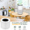 2 Pack Core Mini Replacement Filter Compatible with LEVOIT Core Mini Air Purifier, 3-in-1 High Efficiency HEPA Core Mini Replacement, 2 Pack Filter + 4