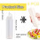 4 Pack Squeeze Bottle - 8oz / 250ML Plastic Squeezy Sauce Bottles with 2