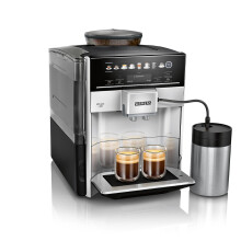 SIEMENS EQ6 plus S300, Fully Automatic Bean to Cup Espresso Coffee Machine with Cappuccinatore milk system, 11 beverages, Ceramic Grinder, Large Touc