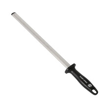 Diamond Steel 12 inch, Professional Sharpening Steel for Master Chef, Ideal for Kitchen Knife, Cooking Knife, Butchers and Japanese Knife, Hunter or