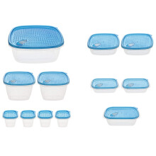 MyChoice Plastic Meal Prep Snap-On Airtight Lid 1000ml Food Storage Container Takeaway Boxes Pack of 10 - Leakproof Suitable for Microwave Freezer Di